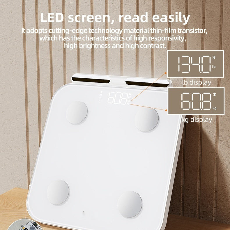 🏋️♀️📊 Professional Smart Body Fat Scale with 8 Electrodes | USB Rechargeable | FREE SHIPPING! ✨💪