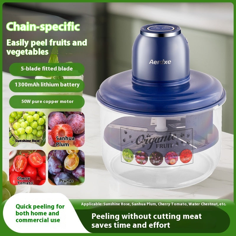 🍇🔪 Automatic Electric Fruit & Vegetable Peeler | USB Rechargeable | FREE SHIPPING! 🍎🥕