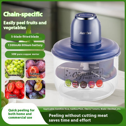 🍇🔪 Automatic Electric Fruit & Vegetable Peeler | USB Rechargeable | FREE SHIPPING! 🍎🥕