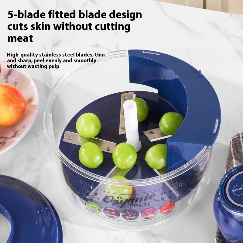 🍇🔪 Automatic Electric Fruit & Vegetable Peeler | USB Rechargeable | FREE SHIPPING! 🍎🥕