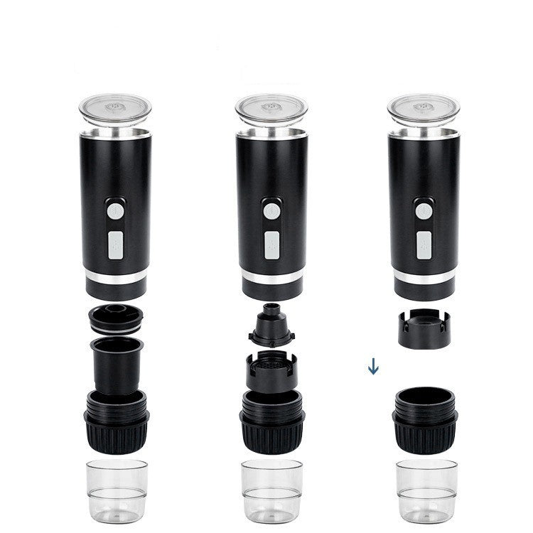 ☕✈️ Portable Automatic Espresso Capsule Coffee Machine | Perfect for Travel | FREE SHIPPING! ✨🚗