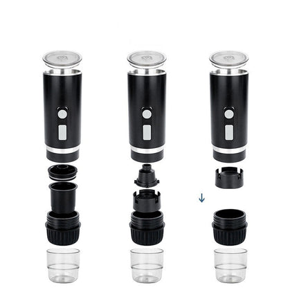 ☕✈️ Portable Automatic Espresso Capsule Coffee Machine | Perfect for Travel | FREE SHIPPING! ✨🚗