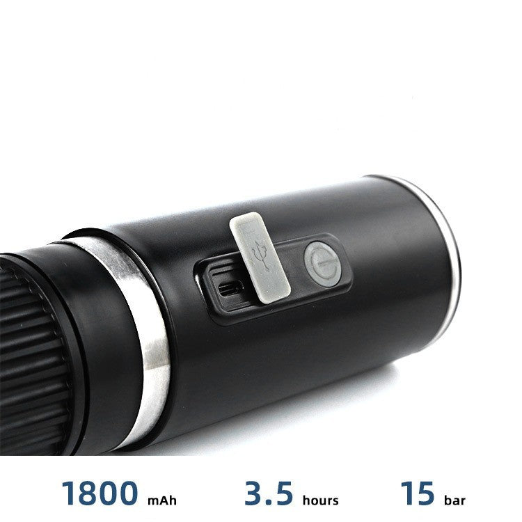 ☕✈️ Portable Automatic Espresso Capsule Coffee Machine | Perfect for Travel | FREE SHIPPING! ✨🚗