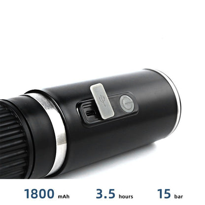 ☕✈️ Portable Automatic Espresso Capsule Coffee Machine | Perfect for Travel | FREE SHIPPING! ✨🚗