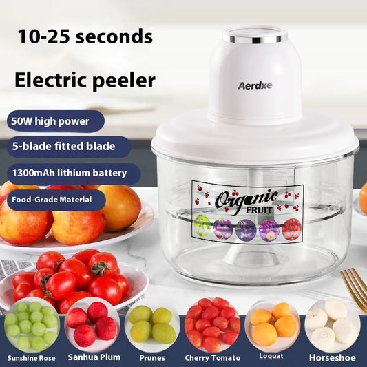 🍇🔪 Automatic Electric Fruit & Vegetable Peeler | USB Rechargeable | FREE SHIPPING! 🍎🥕